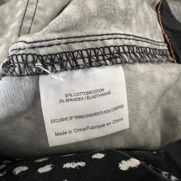 Tory Burch POny Walker Dotted Black White Cargo Pants Women's 28 - Picture 9 of 12